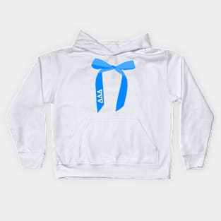 Tri Delta Bow Kids Hoodie